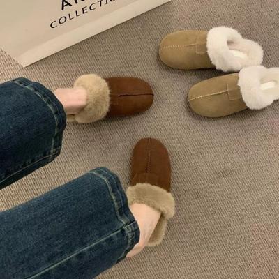 Новые стильные модные женские домашние тапочки зимние меховые балетки меховые элегантные удобные мягкие туфли для женщин тапочки Zapatos Mujer
