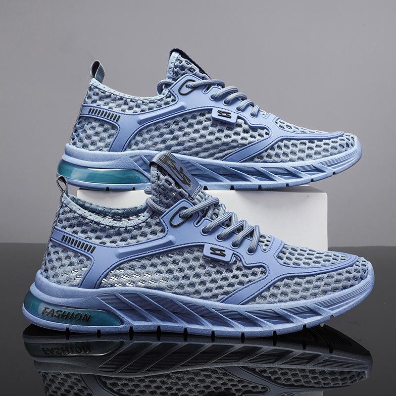 Модные сетчатые туфли для мужчин Повседневная обувь Кроссовки на платформе для пешего туризма Роскошные дизайнерские туфли для рыбалки Пляжный теннис Zapatillas De Hombre