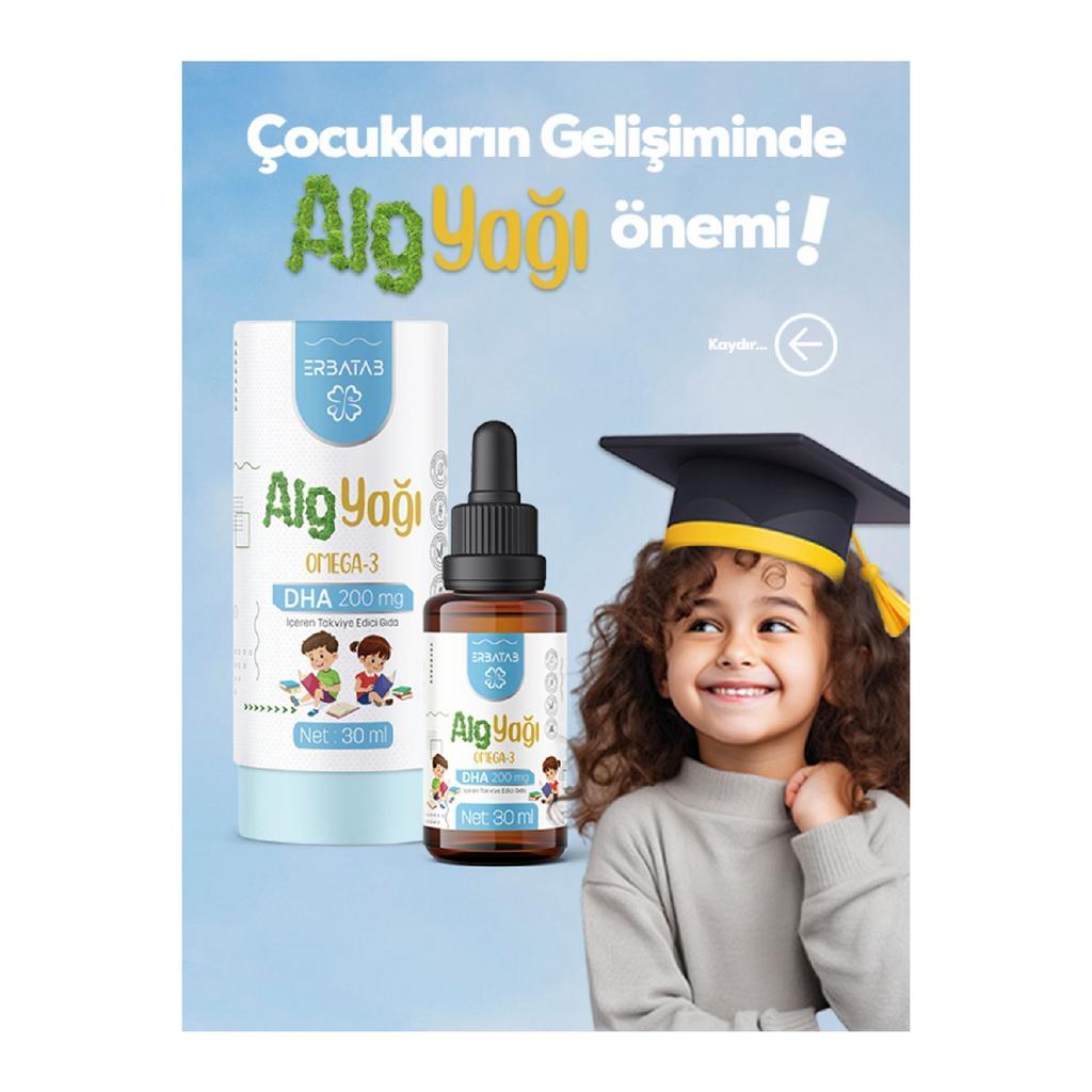 Algae Oil Omega 3 30 Ml