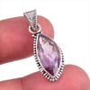 Natural Ametrine Gemstone Handmade 925 Solid Sterling Silver Pendant 1.25" T3q25
