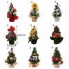 Mini Christmas Tree Ornaments 20cm Christmas Tree Supplies Fashion Desktop Tree Ornaments  New Year