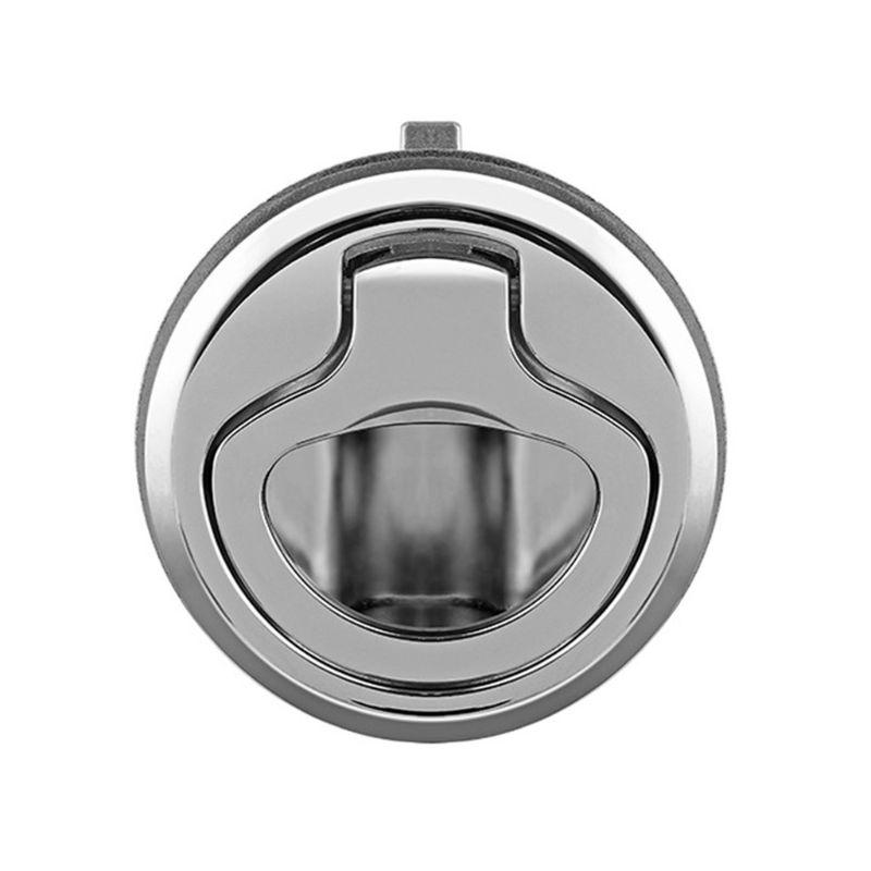 1 Set Stainless Steel Pull Hatch Latch Cabinet Drawer Metal Doorknob Car RV Boat Toilet Door Hardware Handle