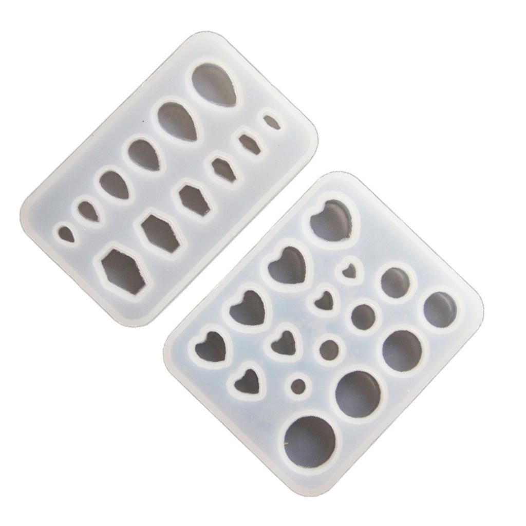 2 шт. Серьги из эпоксидной смолы, привлекающие внимание готические серьги, форма для пирсинга, подвески для ушей, силиконовые формы для любителей рукоделия