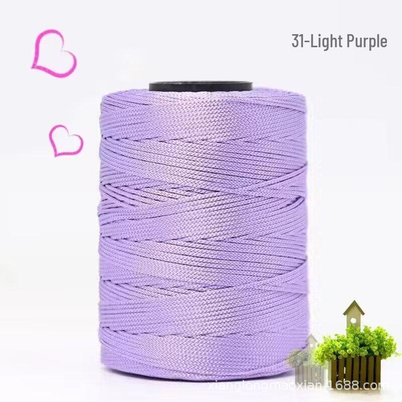 2 ляна 1 мм многоцветная нить из ледяного шелка для DIY ручной работы браслетов, сумок и обуви