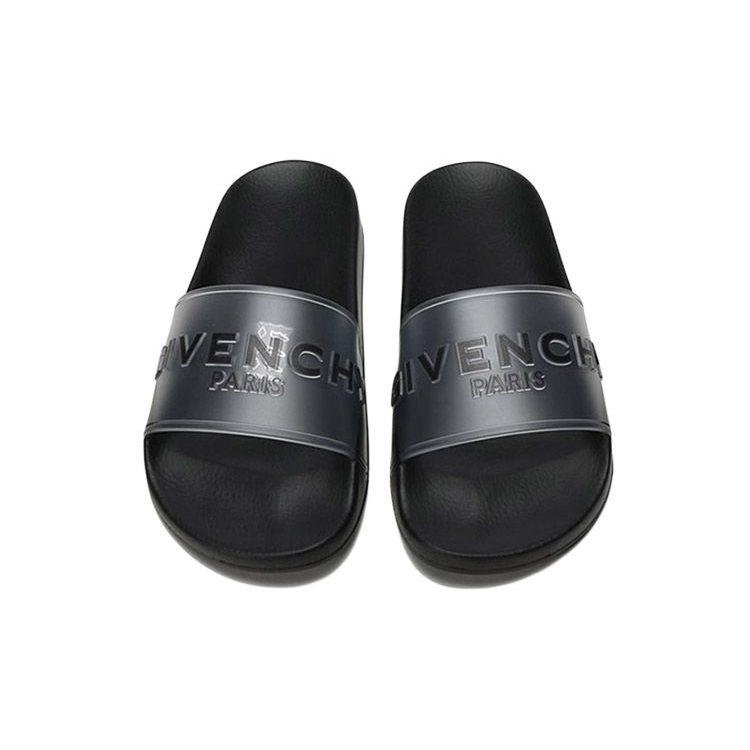 Givenchy Шлепанцы Сандалии Прозрачные Белые Черные BE3004E188-116
