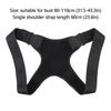 Черный регулируемый корректор осанки Body Brace для спины поясничный плечевой поддержки ремень Фитнес инструменты Женщины Мужчины UK Унисекс Мягкий