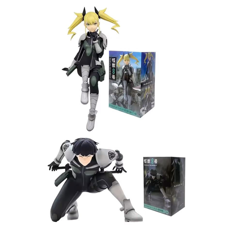 В наличии Оригинальная фигурка Кайдзю № 8 Кафка Хибино В стойке Монстр Форма Нет. 8 аниме-декоративных моделей-украшений