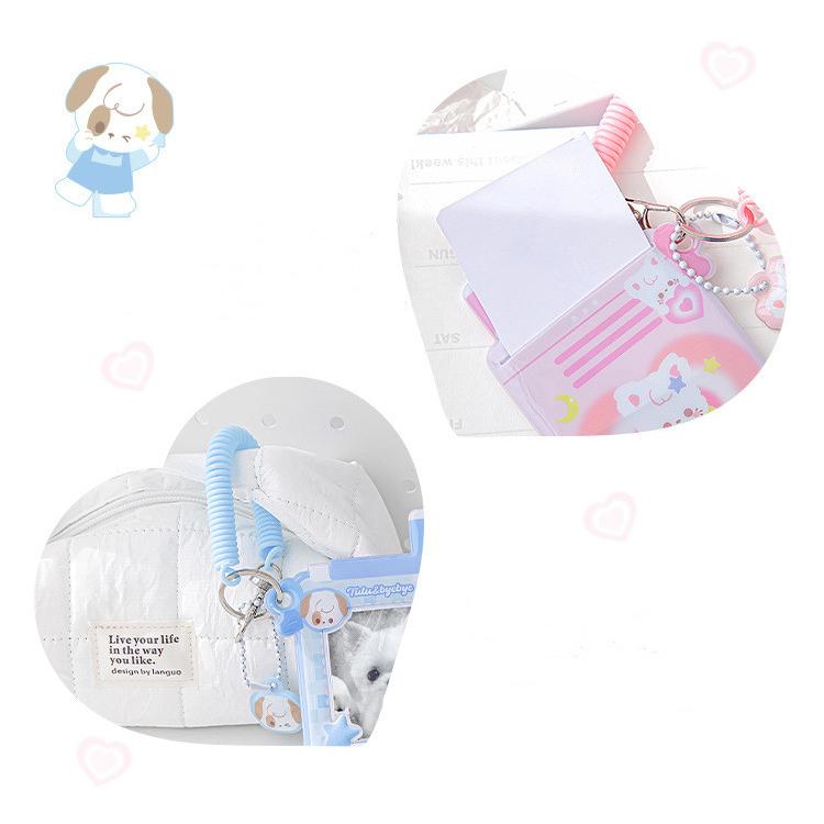 Lovely Kpop Idol Photocard Holder American Style Kawaii Animal Puppy Bunny Card Holder Sbuway Bus School Card Protective Sleeve