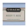 COACH EssentialChain Calfskin Card Holder Womens Light Blue