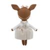 Kawaii Deer Plush Toy Cute Fawn Stuffed Animal Soft Soothing Doll Nordic Style Home Decor Perfect Birthday Gift For Girls
