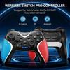 Wireless Nintendo Switch Controller with Programmable/Vibration/Turbo Compatibility with Nintendo Switch/Lite/OLED/Windows PC(Red Blue)