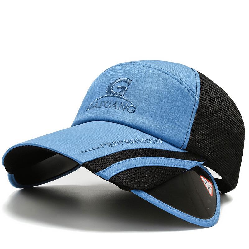 New Pull-out Baseball Cap Outdoor Summer Visor Breathable Cap Versatile Sun Hat