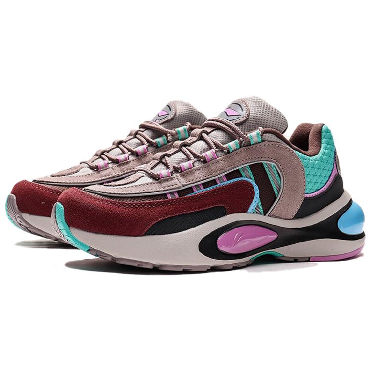 Li Ning V8 Дышащие Низкие Беговые Кроссовки Женские Тауп ARHP286-2
