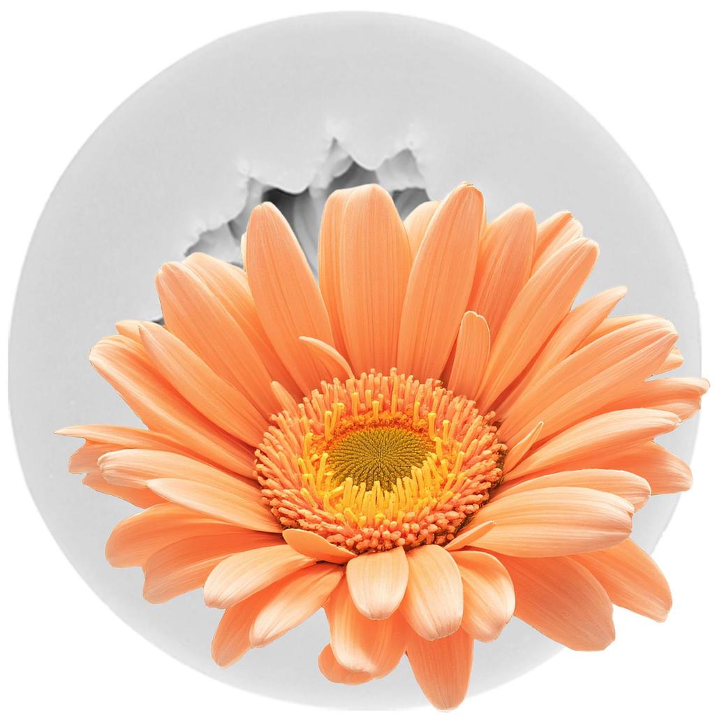 Daisy Flower Silicone Mold Chrysanthemum Flower Fondant Molds Cake Decorating Tools Cupcake Topper Candy Resin Clay Chocolate Gumpaste Mold