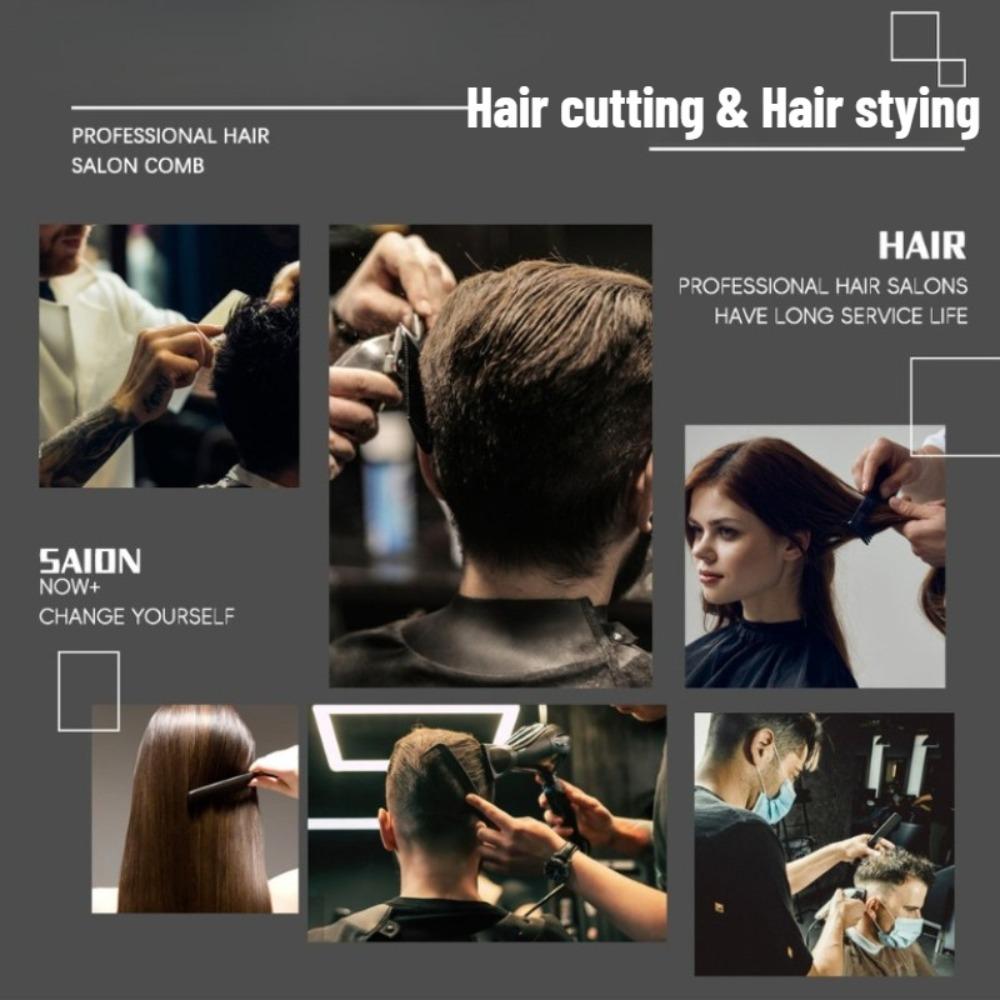 Professional Aluminium Hair Comb Hairdressing Combs Rat Tail Hair Cutting Parting Brush Barber Accessories Salon Styling Tools