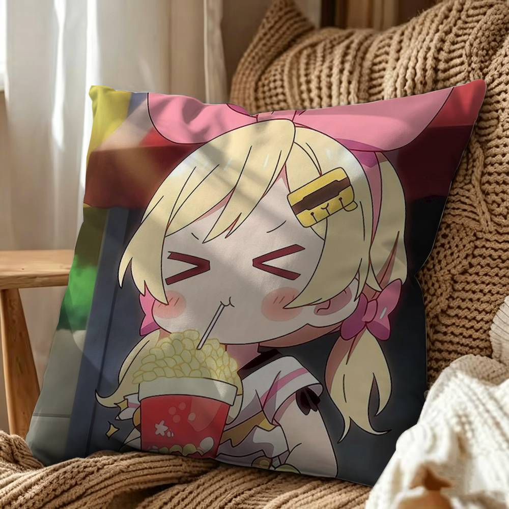 Hot-selling Momoka Sakurai Square Double-Sided Printed Pillow Case Sofa Cushion Cover Bedroom Bedside Decor