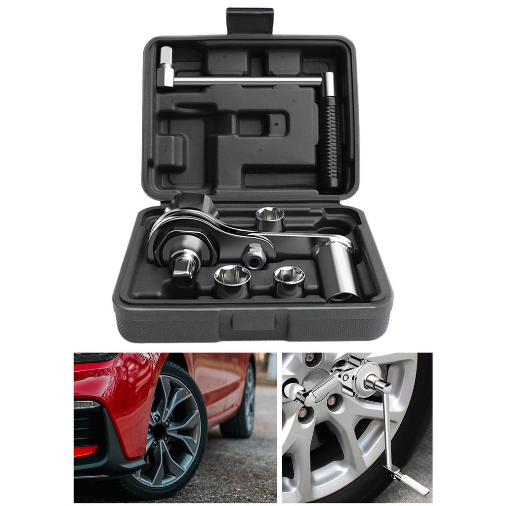 Торсионный мультипликаторный ключ с длинной ручкой. Универсальная прочная конструкция. Легко переносить. Экономия усилий при использовании автомобильных аксессуаров.