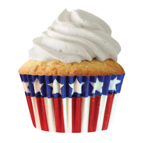 CCC Standard Stars and Stripes Cupcake Cups 32pk
