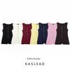 Kaslead New Arrival Women's Fashion Style Fashion Casual Gold Button Plain Stitch Vest 4192100