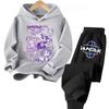 Детские комплекты толстовок Kpop Охотники на демонов Каваи Пуловер Толстовка Аниме Спортивный костюм Мультяшные Девочки Мальчик Дети Осень Повседневная одежда