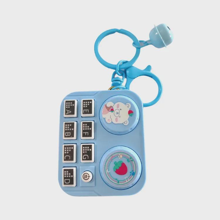 Брелок с мини-игрушкой DJ Player - дизайн в виде животного, подвеска в виде музыкального инструмента, подарок для детей