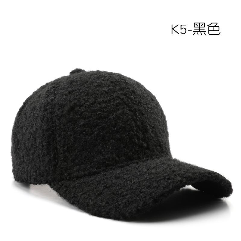 Шапка женская осенне-зимняя однотонная легкая плюшевая бейсболка для мужчин для путешествий солнцезащитный козырек теплая кепка
