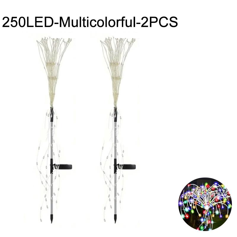 Солнечные фейерверки светодиодные фонари DIY заземленные фонари патио сад небольшой двор украшение водонепроницаемые уличные газонные фонари праздничный декор