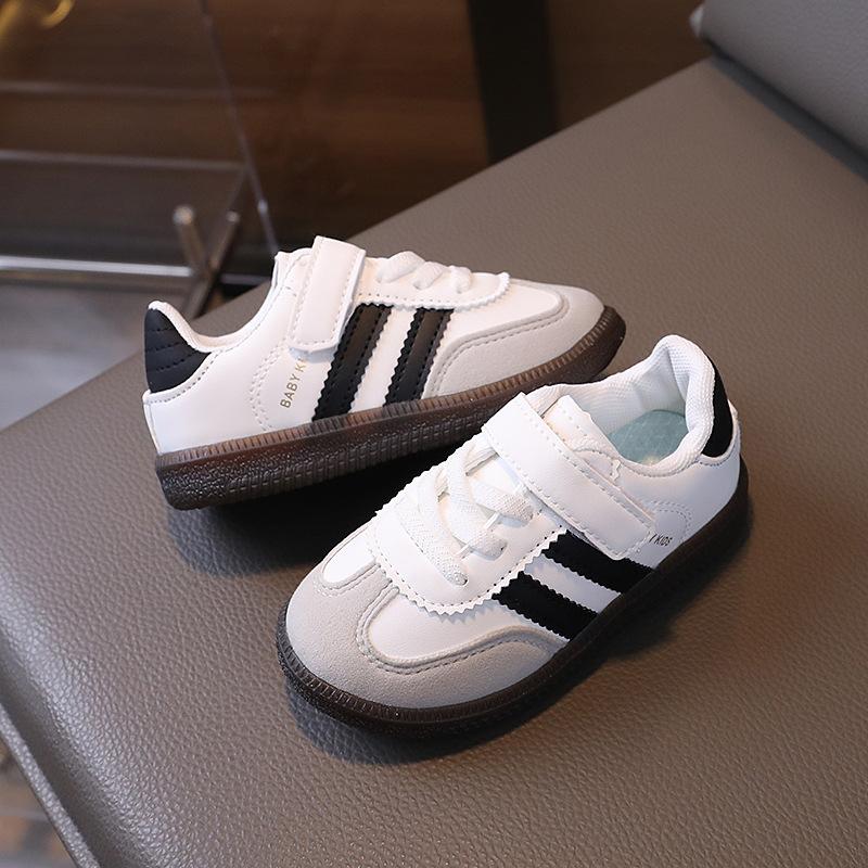 Board Shoes Spring and Autumn Non-slip Sports Shoes Medium and Small Children's Moral Training Shoes Fashion Boys Soft-soled Casual Shoes