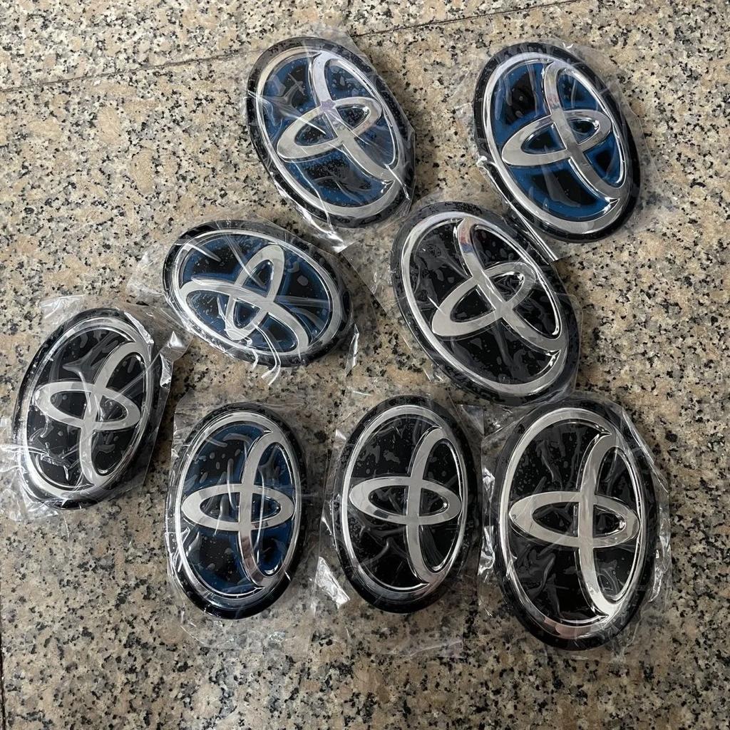 3D Логотип Автомобиля Решетка Радиатора Капот Гибридный Значок для Toyota Corolla Camry RAV4 Hilux CHR Highlander Yaris Vios Alphard Prius Reiz Wish
