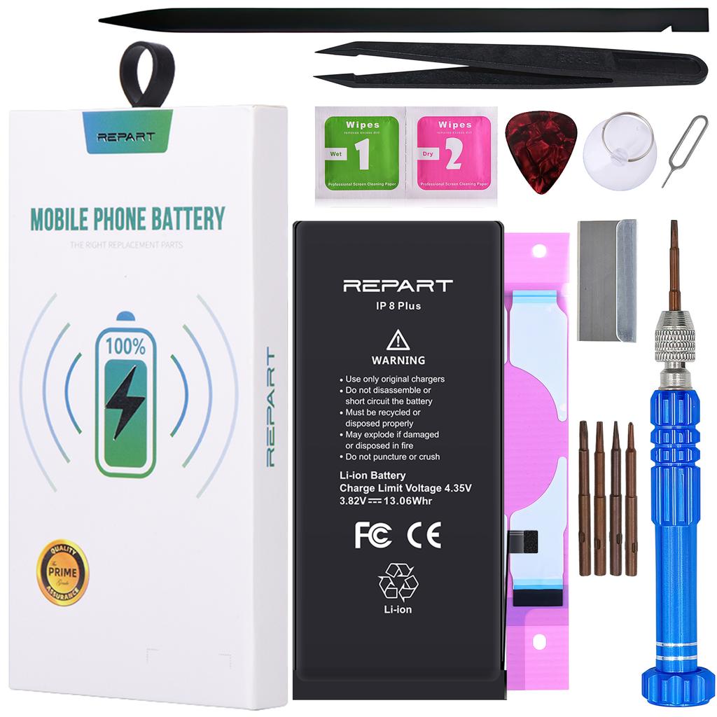 REPART battery for Apple iPhone 8 Plus A1864 - increased capacity 3420 mAh