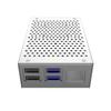 Raspberry Pi 4 Metal Case with Fan Support, Dual Color Options