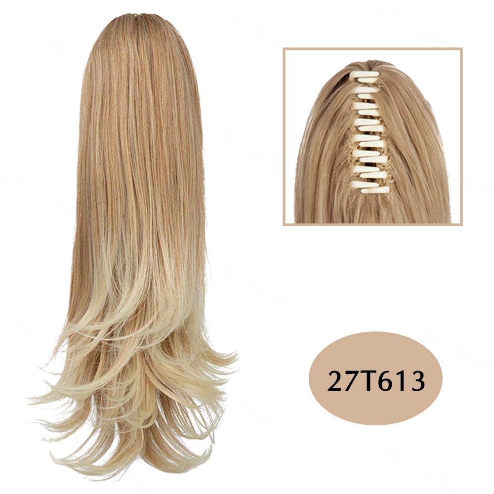 XINRAN Синтетические волнистые зажимы для волос в хвосте, наращивание волос, конский хвост, шиньон для женщин, повседневный косплей