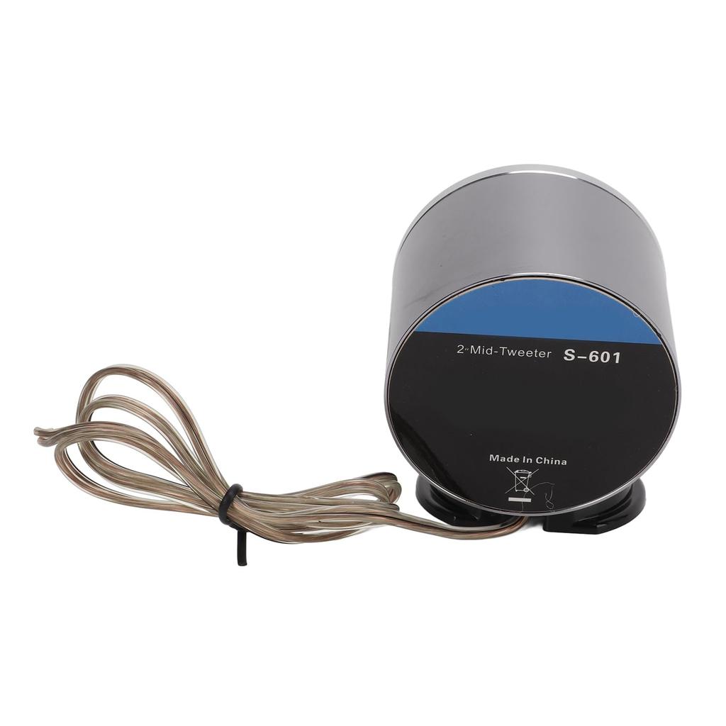 Автомобильная аудиосистема Стерео звук Чистое воспроизведение средних и высоких частот 360-градусный объемный звук 2,5-дюймовый среднечастотный динамик с кроссовером для высоких частот