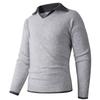 Autumn And Winter Men'S Simple Thickened Polo Neck Sweater Men'S Casual Loose Knitted Sweater