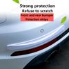 2Pcs Car Bumper Protector Strip Guard Corner Body Protection Strips Scratch Protector Anti-collision Stikcer Auto