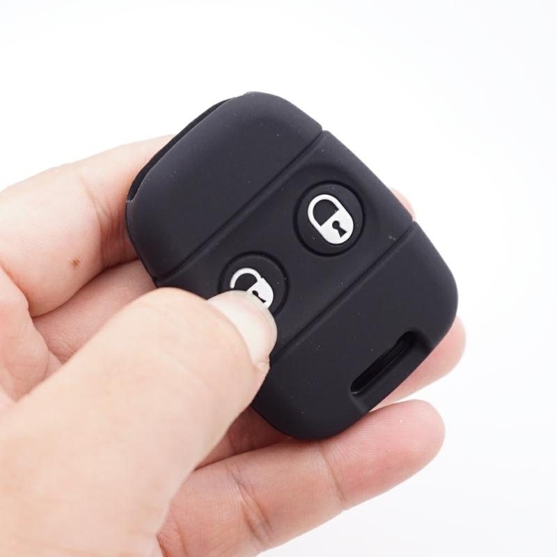 Резиновый силиконовый чехол для ключа Cocolockey Подходит для Rover Mg Land Rover Defender Freelander 2-кнопочный Держатель для пульта ДУ Сумка-защита