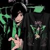 2026 Summer Bestseller Anime Chainsaw Man Himeno Black New Color Manga Printed Unisex T-Shirt