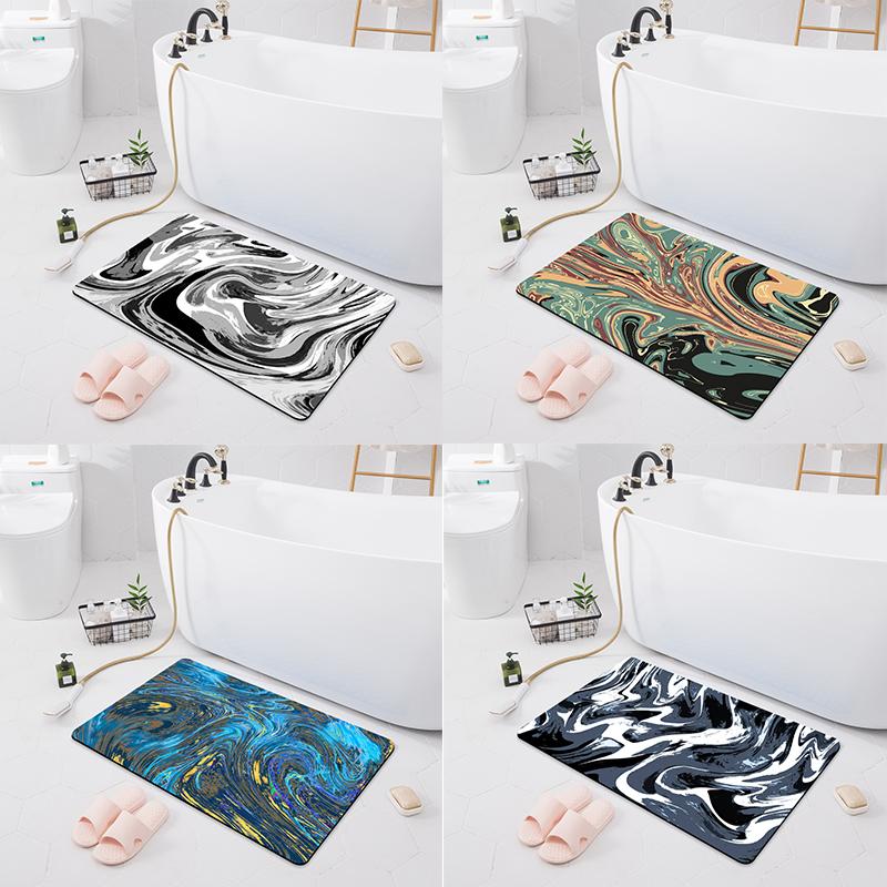 Non-slip Absorbent Mat Entry Door Mat Bathroom Shower Carpet Home Bathroom Bedroom Floor Kitchen Carpet