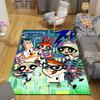 1Pc Powerpuff Girls Adventure Rug, Office Carpet Indoor Outdoor Doormat, Non-Slip Soft, Living Room, Christmas Halloween Gift M929261