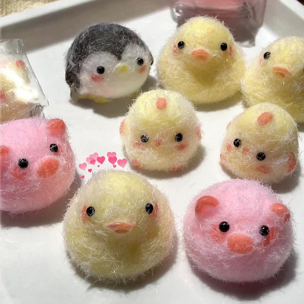Липкие антистрессовые игрушки TPR Мини-цыпленок, свинья, пингвин, игрушка-фиджет, новая игрушка для снятия стресса Relief Mini A4G9