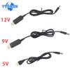 1 Комплект USB повышающий кабель DC 5v на DC 12V 9V USB Power Booster Кабель-переходник с разъемом питания 5.5*2.1mm