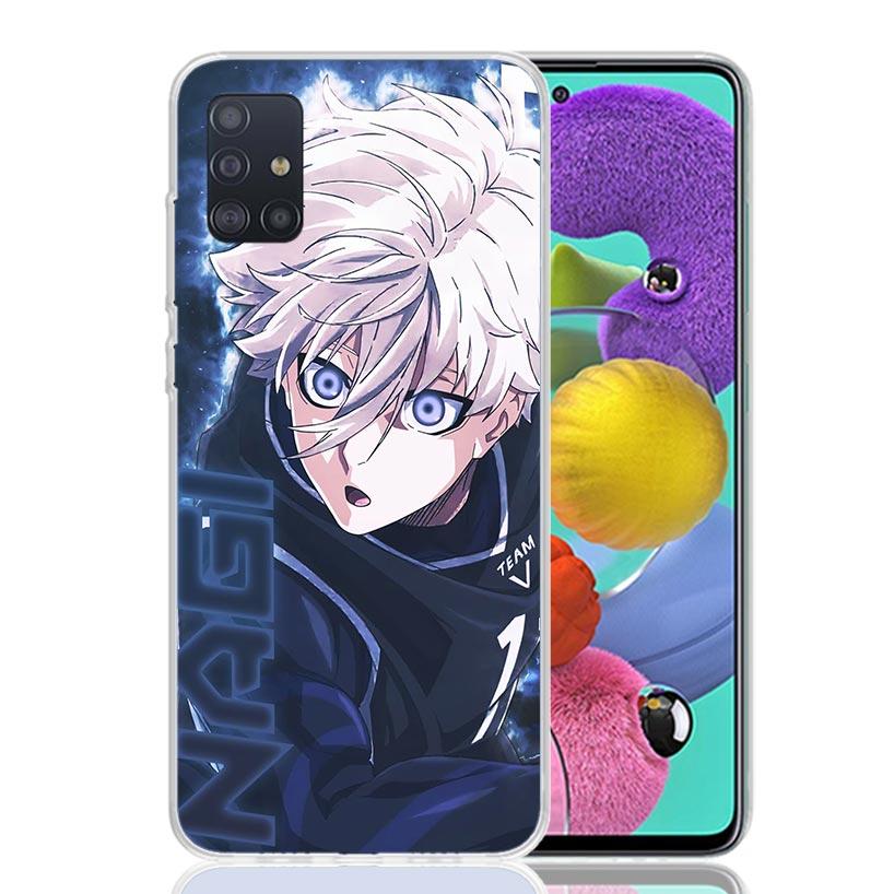 Чехол для телефона Blue Lock Наги Сэйсиро для Samsung Galaxy A52 A32 A22 A12 A02S A50S A30S A51 A31 AA71 Note 20 Ultra 10 S10 Plus Gala