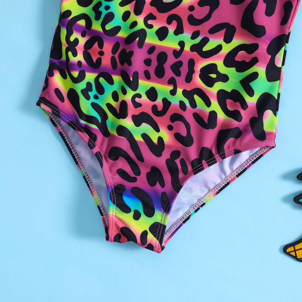 One-Shoulder Floral Strappy Swimsuit