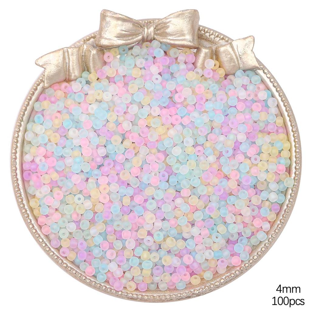 Высококачественные матовые стеклянные бусины-бисер разных цветов для изготовления украшений своими руками