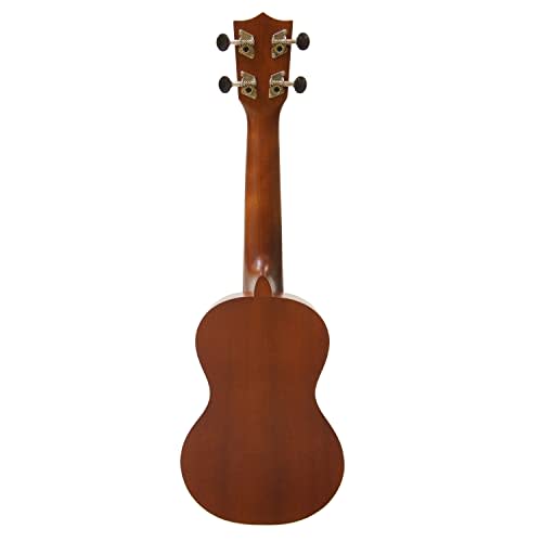 [Domestically Inspected/Excellent Sound!] KSU-1 Beginner's 4-Piece Set (KIWAYA Soprano Ukulele, Mahogany, Recommended for Beginners)