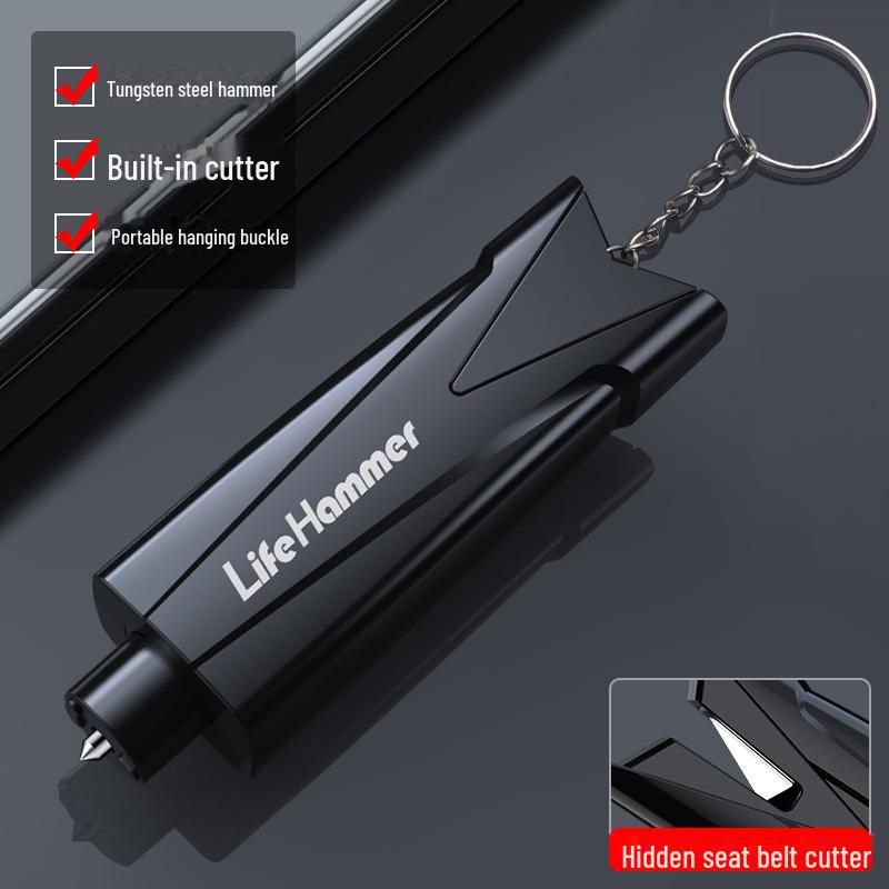 Аварийный молоток для разбивания окон автомобиля: Многофункциональный инструмент для стеклянной эвакуации