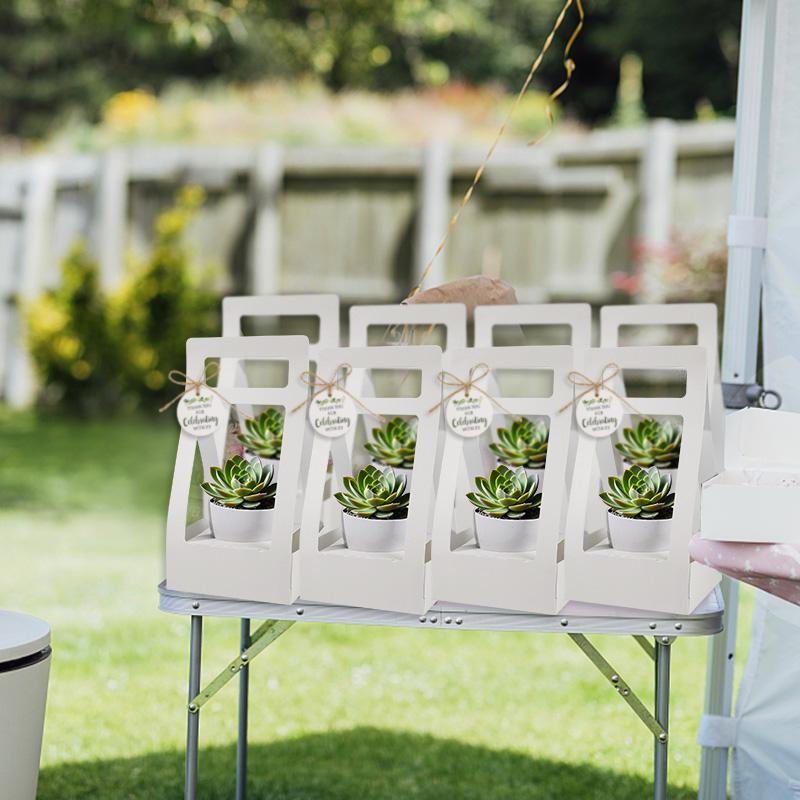 3/5 шт. Портативная коробка для цветов из крафт-бумаги, корзина для букета роз, упаковка для подарков на свадьбу, день рождения, вечеринку, украшение для дома