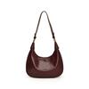 New versatile underarm bag women's 2025 autumn and winter casual women's messenger bag retro fashion oil wax leather shoulder bag