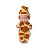 3.5in Bionic Sleeping Doll Palm Reborn Frog Dog Bear Bjd Cute Animal Adjustable Joints Comfort Girls Toys Pajama Clothing Change
