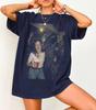 Alien Movie Party Dance Shirt Movie Meme SciFi Graphic Tee Sigourney Weaver with The Xenomorph TShirt